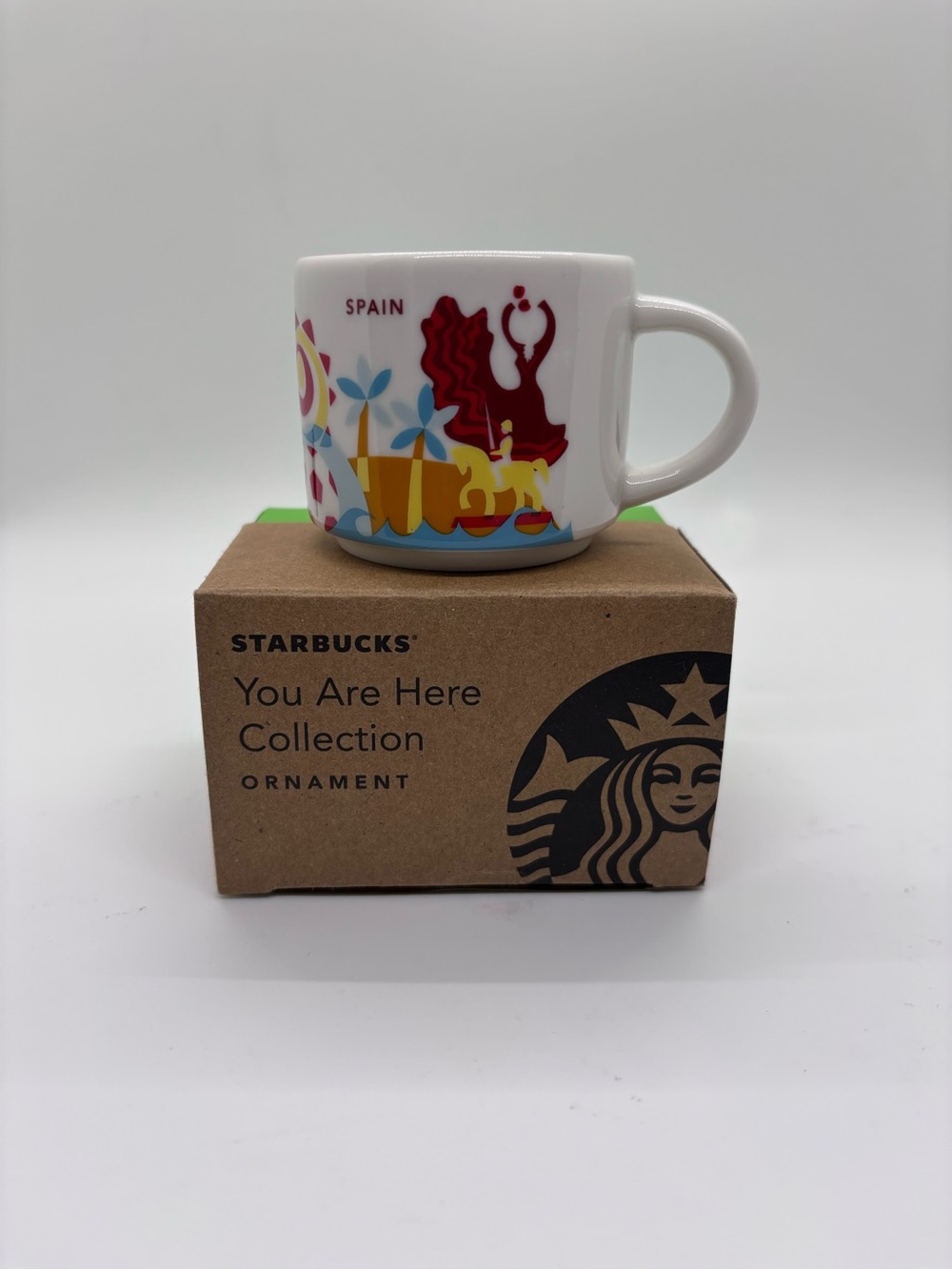 STARBUCKS 2023 SPAIN 2 FL OZ YAH COLLECTION CERAMIC CUP MULTI-COLOR - Picture 4 of 6